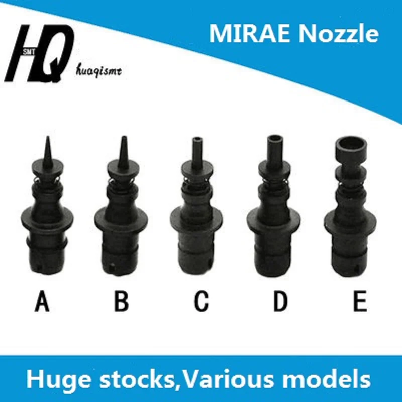 SMT SMD spare parts WIRAE Pick and Place Machine Nozzle TYPE A B C D E High quality MPS1010/MX100/MX200/MX400 nozzles