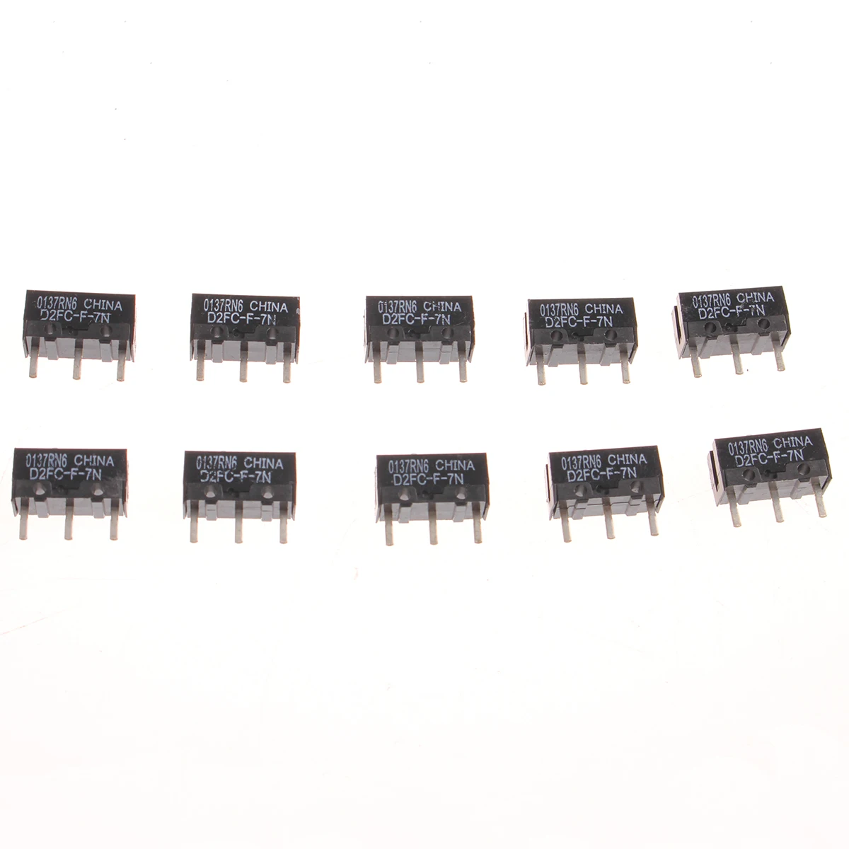 1pc/5pcs/10pcs Micro Switch D2FC-F-7N White Spot for Mouse Button Fretting