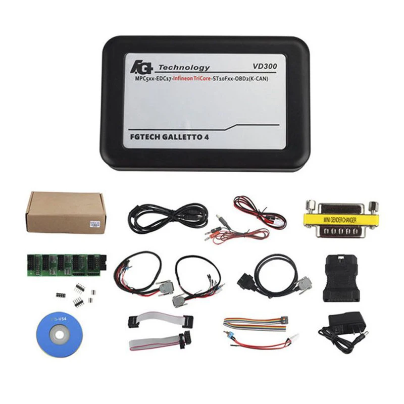 

New Arrival VD300 V54 FGTech Galletto 4 BDM-TriCore-OBD Function ECU Programmer V54 FGTech Galletto 4 Master