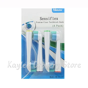 4/8 Uds HX-2012SF cabezal de cepillo de dientes eléctrico de repuesto para HX1610 HX1620 HX1630 HX1511 HX1513 HX2014 cabezal de cepillo de doble extremo