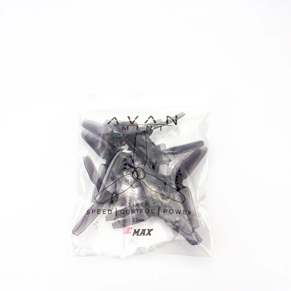 12pcs/lot Original EMAX AVAN Mini 3x2.4x3MM 3 inch 3 blade Propellers 6CW+6CCW Propellers For Babyhawk 3 Drone (6 pair)