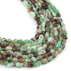 5-7 mm Natual Irregular Chrysoprase Australia Jades Stone Beads For Jewelry Making Loose Spacer DIY Bracelet Necklace 15 inch