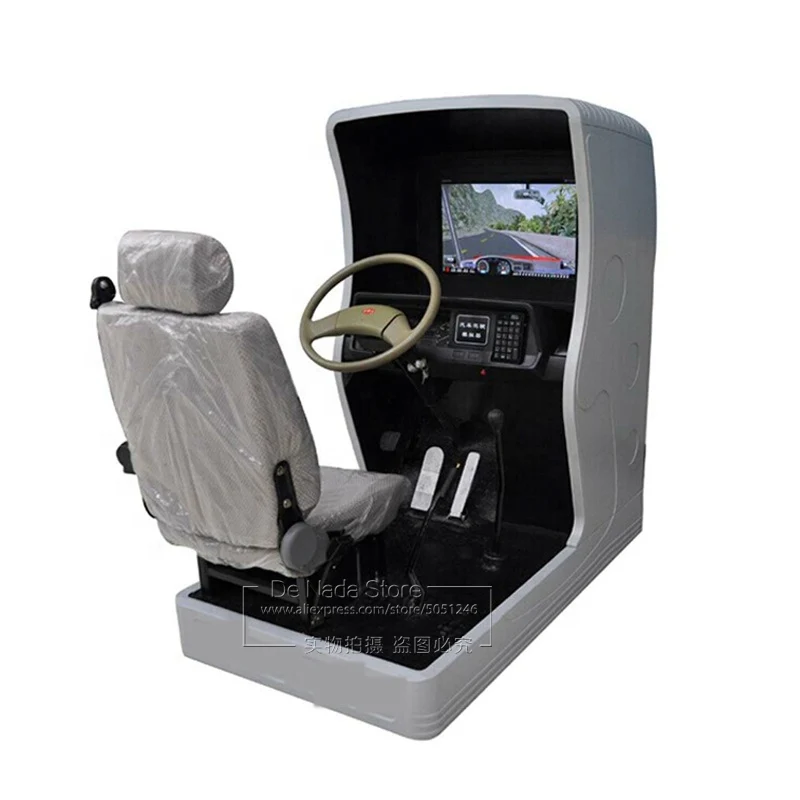 22 Inch Single Screen Driving School Learner Practise Driving Training Machine Video Game Car Driving Simulator