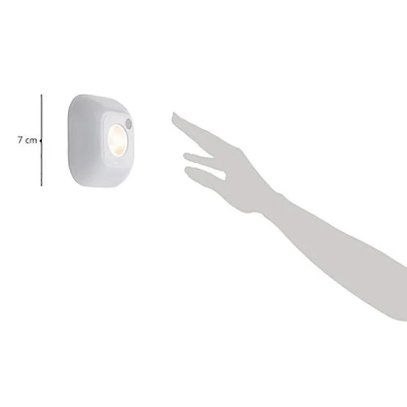 2021 LED Sensor Night Light Dual Induction PIR Infrared Motion Sensor Lamp Magnetic Infrared Wall Lamp Cabinet Stairs Light