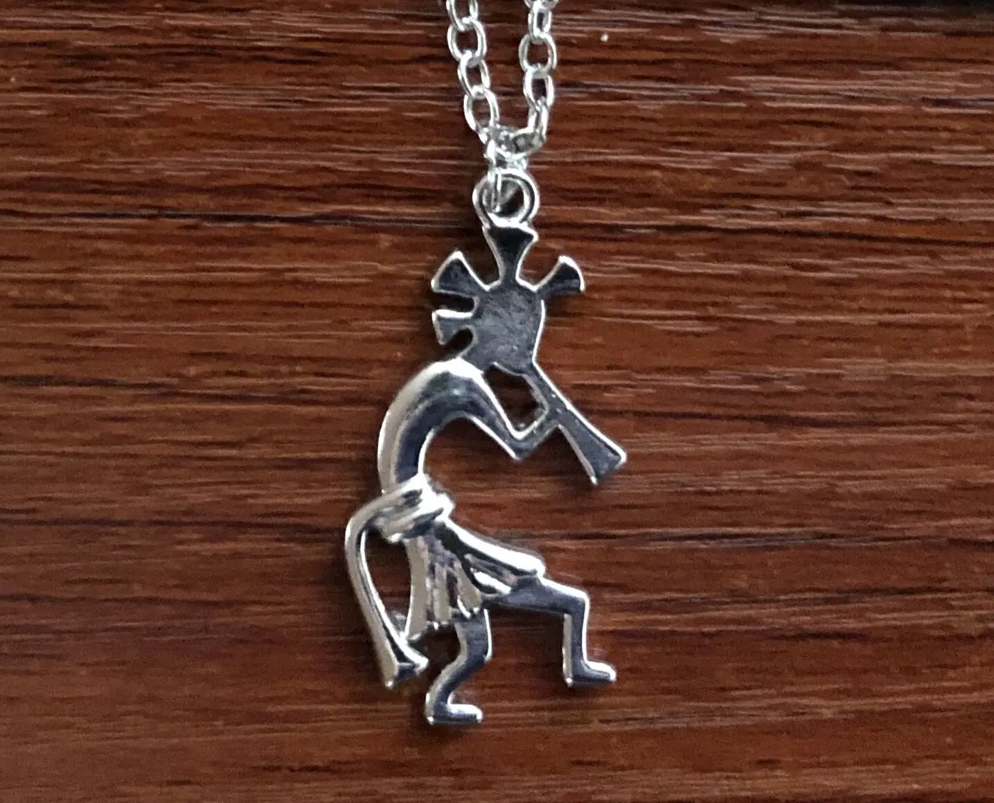 Fertility God Hopi Folk Rock Music Charm Kokopelli Pendant Necklace Indian Jewelry