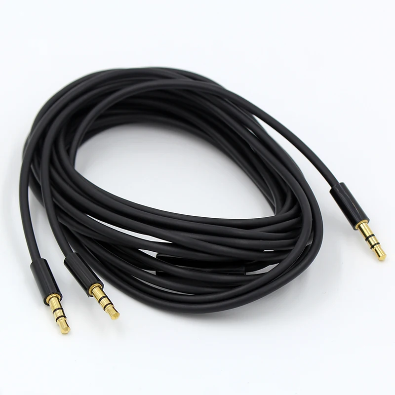 2m 3.5mm Male to Dual 3.5 Male Audio Share Splitter Cable For 2 Computer Audio Output to One Speaker