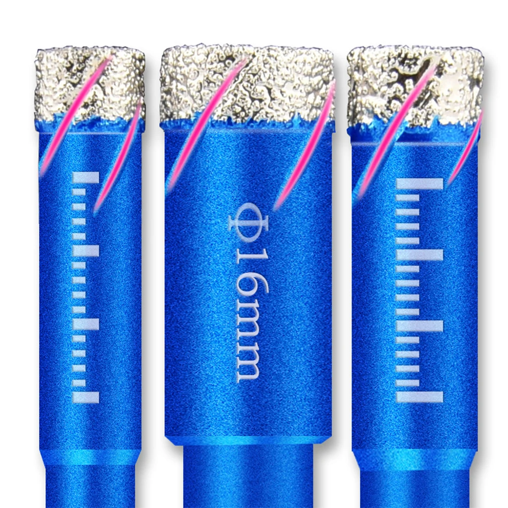 세라믹 대리석 화강암 유리 구멍 드릴 비트, 물을 추가 할 필요 없음 6MM 8MM 10MM 12MM 16MM 브레이징 에머리 소재 사용하기 쉬움