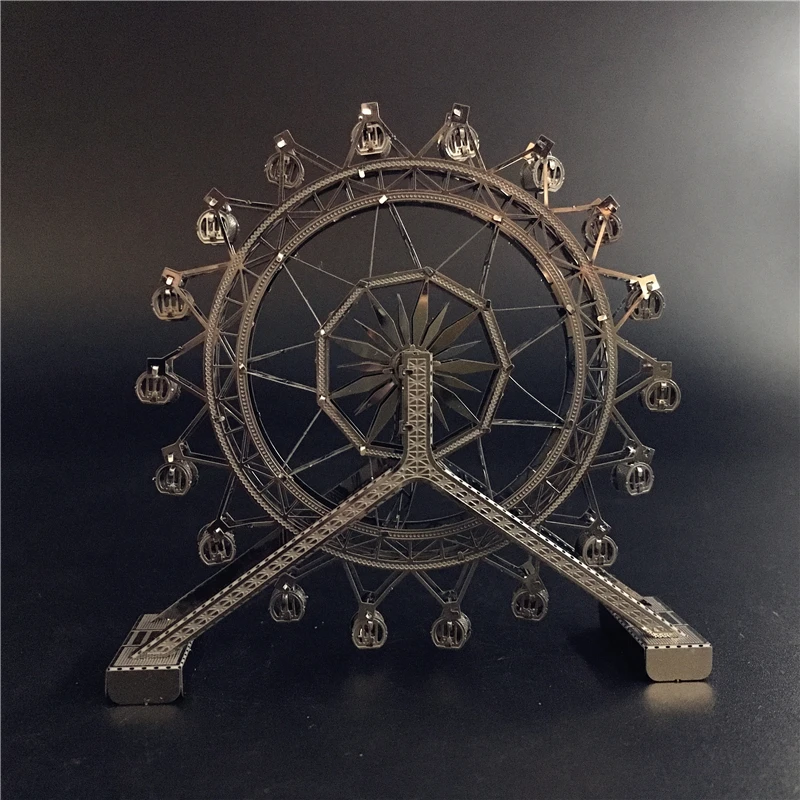 MMZ MODEL nanyuan 3D metal puzzle Ferris Wheel architecture DIY Assemble Model Kits Laser Cut  Jigsaw toy gift