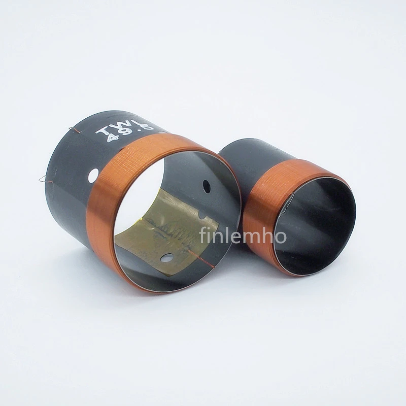 Speaker Woofer Voice Coil 35.5/49.5/51.5mm Car Bass Repair Parts 4 Layers Copper Wire With Black Aluminium Former Home Theater