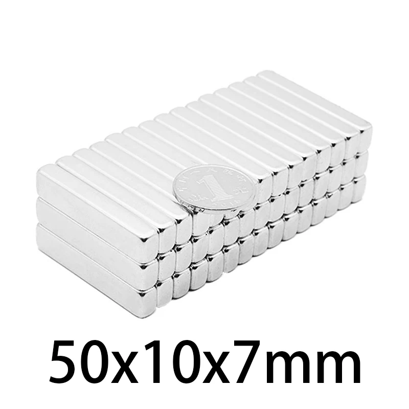 50x10x7mm Powerful Quadrate Magnets 50mmX10mmx7mm Neodymium Magnet 50*10*7mm Strong NdFeB Permanent Magnetic 50*10*7