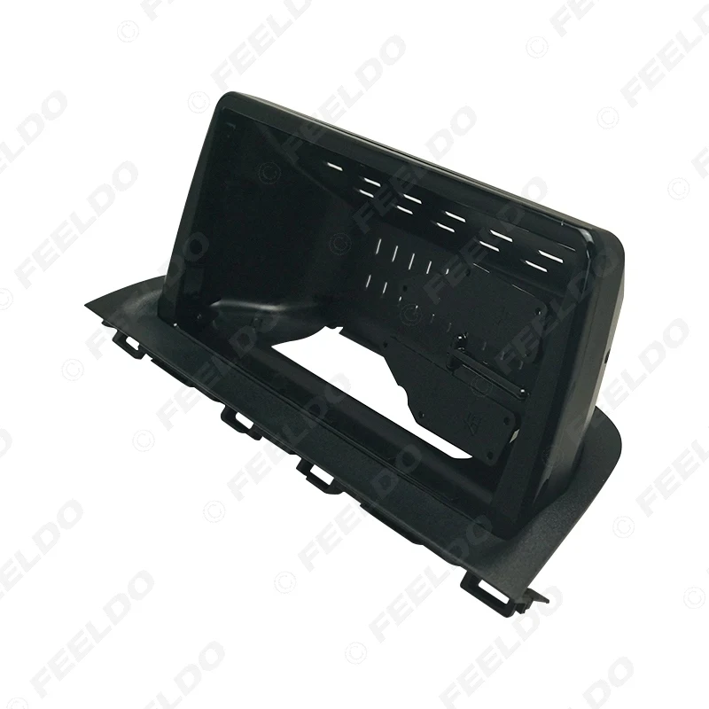 

FEELDO Car Audio 9" Big Screen DVD Fascia Frame Adapter For Mazda3 Axela 14-19 2Din Dash Installation Panel Frame Kit