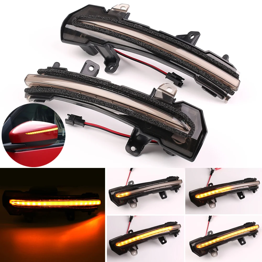 LED Side Wing Mirror Indicator Sequential Blinker Dynamic Turn Signal Light For Nissan Kicks P15 & Note 2017 2018 update e-power