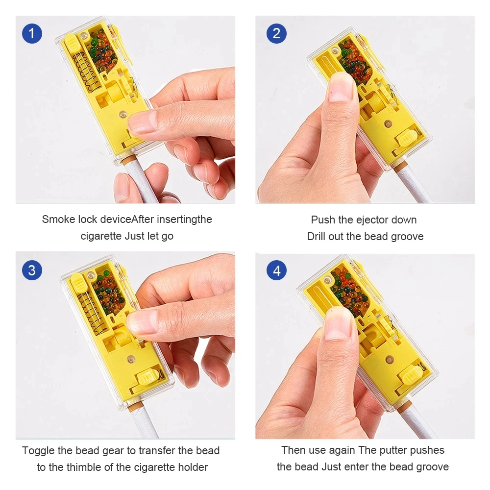 انفجار حبة صندوق السجائر الجليد انفجار حبة الداعم مختلط نكهة الفاكهة كبسولة تصفية حامل السجائر ظهرت الكرة انتهازي أداة