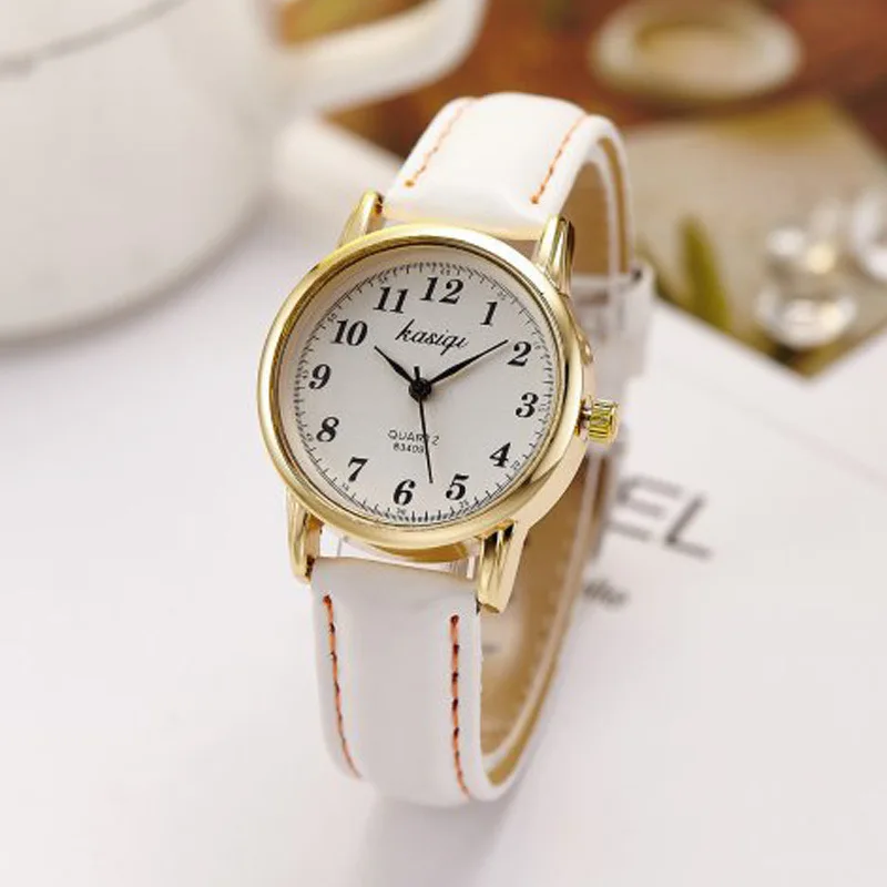 *new style*Hot Sale Classic Lovers Watches Men Women Casual Leather Strap Quartz Boy Girl Pair Wristwatch Couple Watch Gift