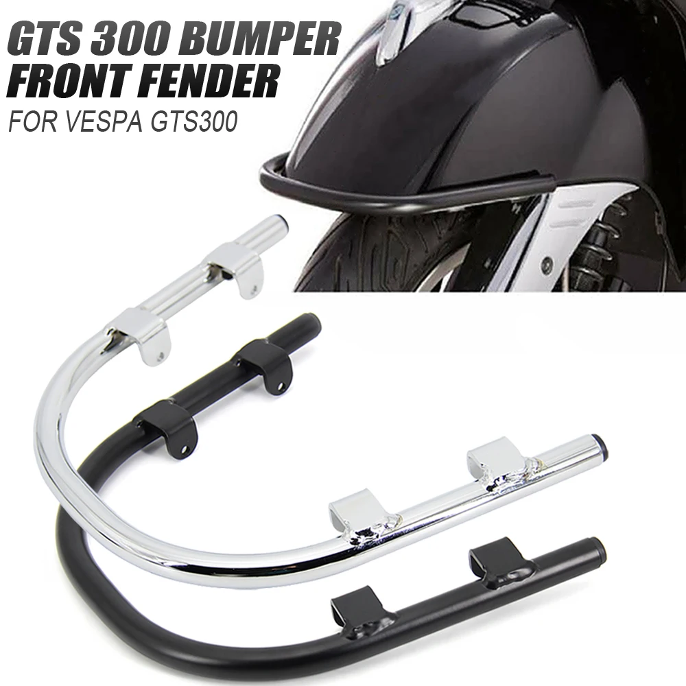 

Motorcycle Bumper Front Fender Fender Black Bumper Fender U-Bar Crash Bars For Vespa GTS300 GTS 300