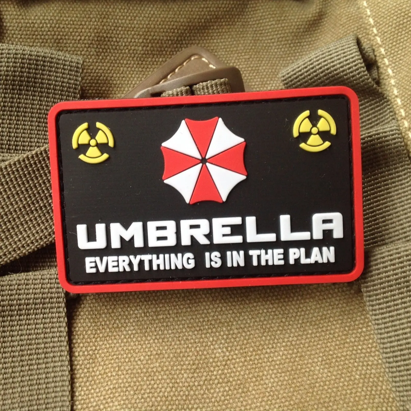 UMBRELLA CORPORATION 3D PVC ARMY  CHEST/ SHOULDER RUBBER PATCH