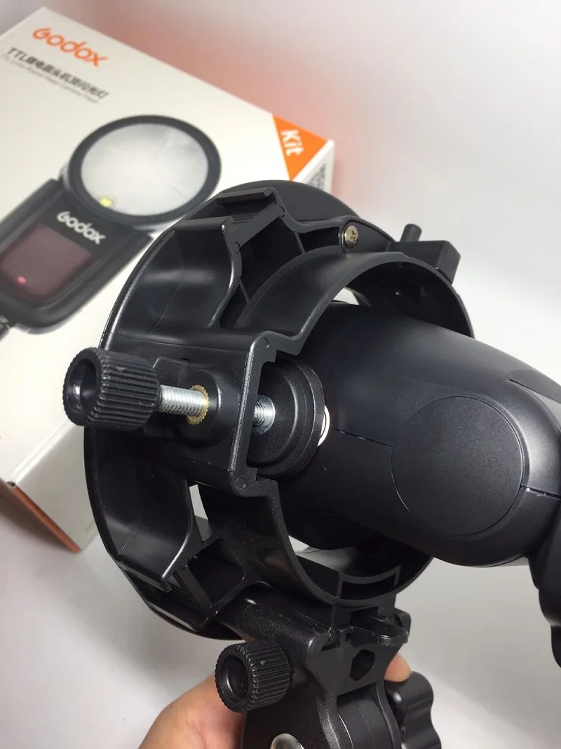 بونز ملحقات تثبيت متعددة الوظائف العالمي S نوع فك التشفير حامل قوس ل Godox V1 TT350 AD200 على الكاميرا في الهواء الطلق فلاش