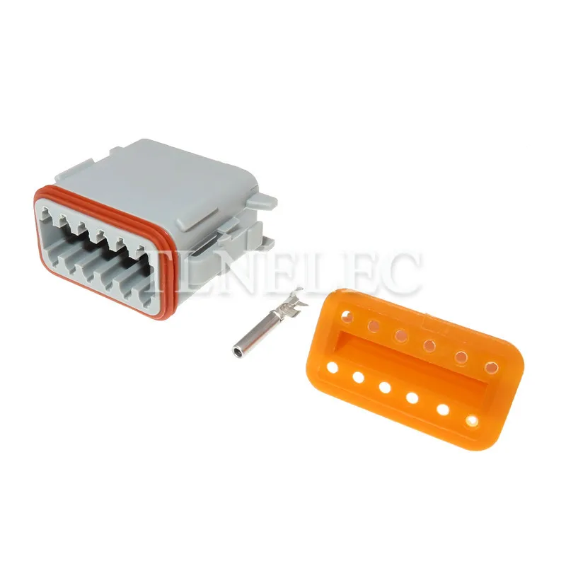 DT04-12P DT06-12S 12 pinos forma selado macho fêmea impermeável conector de fio elétrico plug