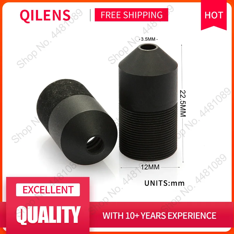 QILENS CCTV Lens M12 10mm  for Security 720P 1080P HD Mini Camera Pinhole Lens