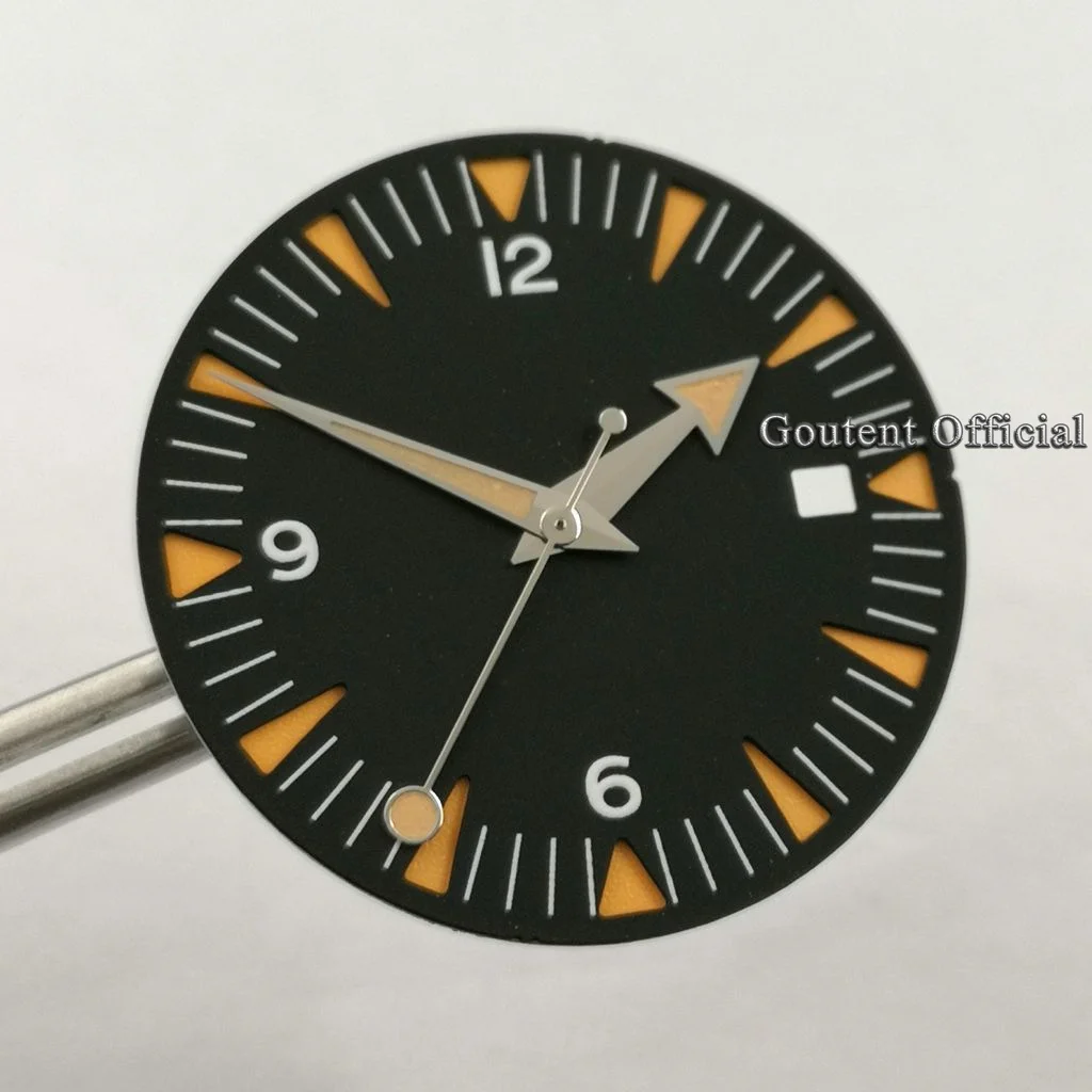 New Goutent 31mm Sterile Watch Dial With Hand For NH35/NH35A ETA2824/2836 Miyota 8205/8215/821A DG2813/3804 Movement