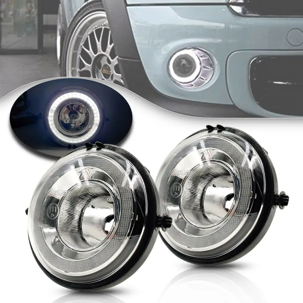 High Power LED DRL Daytime Running Light Fog Lamp For Mini Cooper R55 R56 R57 R58 R59 R60 R61 Paceman Bumper Driving Lamp