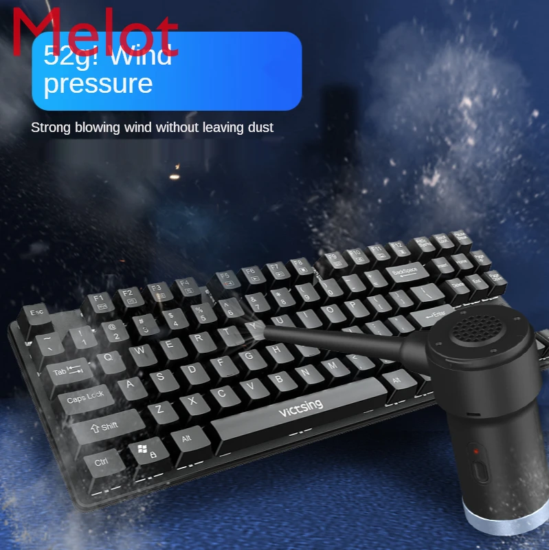 High-End Small Vacuum Cleaner Desktop Wireless Handheld Charging Dust Blowing Machine Keyboard Gap Window Cleaning Dust Removal