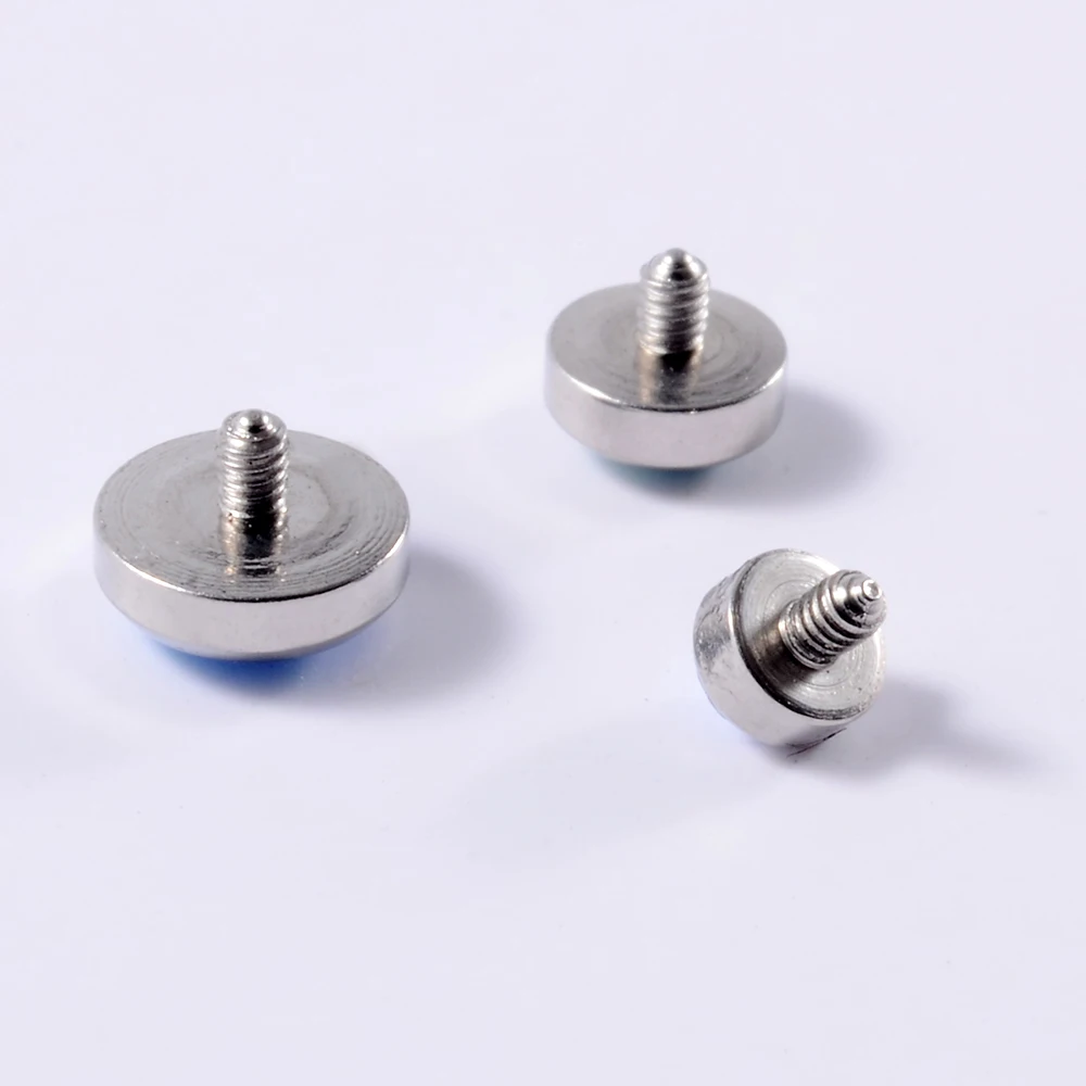 Set Opal Dermal Anchor Surgical Steel Internally Threaded Surface Barbell Micro Tattoo Unisex Fashion Piercing Body Jewelry 14G