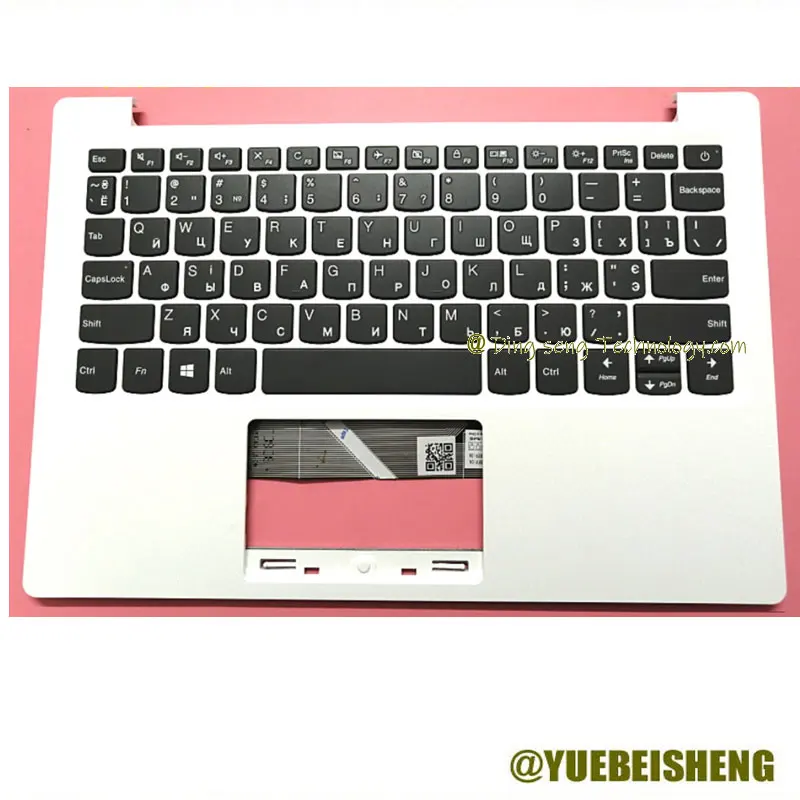 

YUEBEISHENG New For Lenovo IdeaPad 120S-11 120S-11IAP palmrest RU Russian keyboard upper cover upper case 5CB0P23842