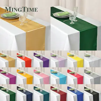 Satin Table Runner 30cm X 275cm Wedding Party Supply Christmas Home Modern Coffee Dining…