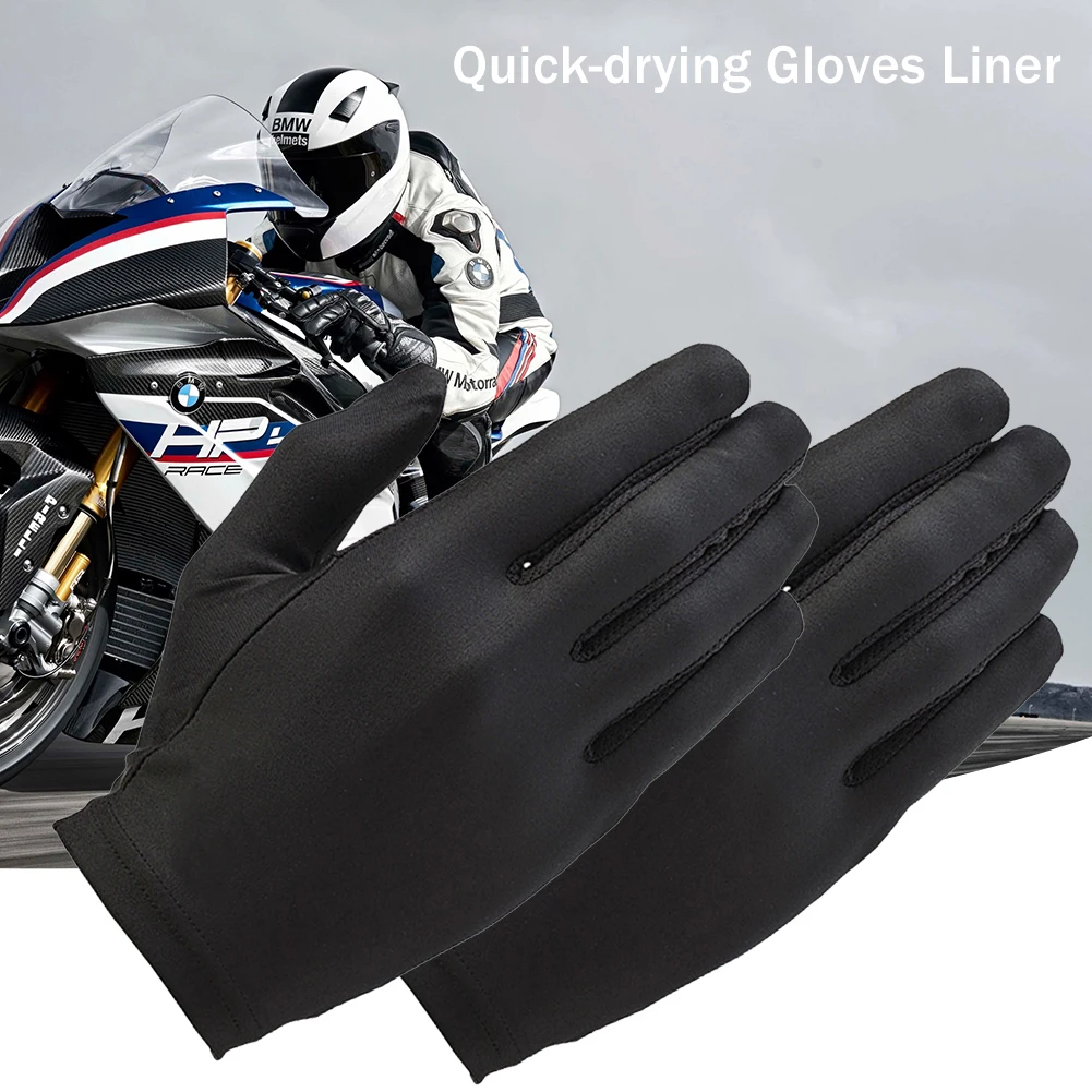 2021 wkładka do rękawic szybkoschnąca wkładka do rękawiczek czarna wkładka wewnętrzna cienkie rękawice motocyklowe miękkie rękawice sportowe do