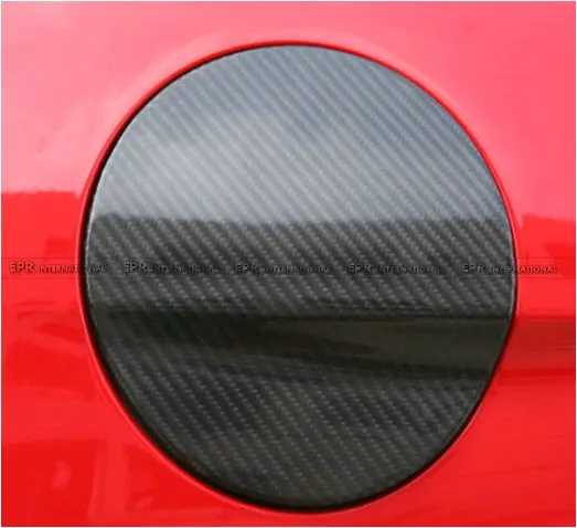 Car Accessories For Ford 2015 Mustang Carbon Fiber Gas Fuel Cap Cover Glossy Finish Drift Body Kit Trim