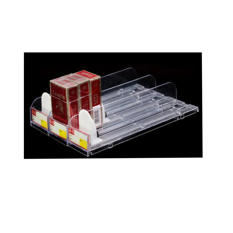 Automatic Tobacco Display Rack, Cigarette Pusher, Supermarket Cigarette Stand, thruster Convenience Store, Free Shipping, 30 PCs