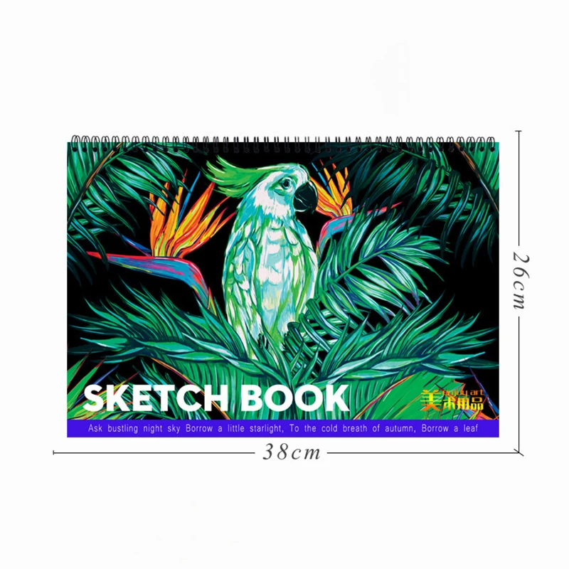 A3 Creative 20 Sheets Impression Hand-painted Notebook Fashion Printing Graffiti Sketchbook Great Business Gift Notepad