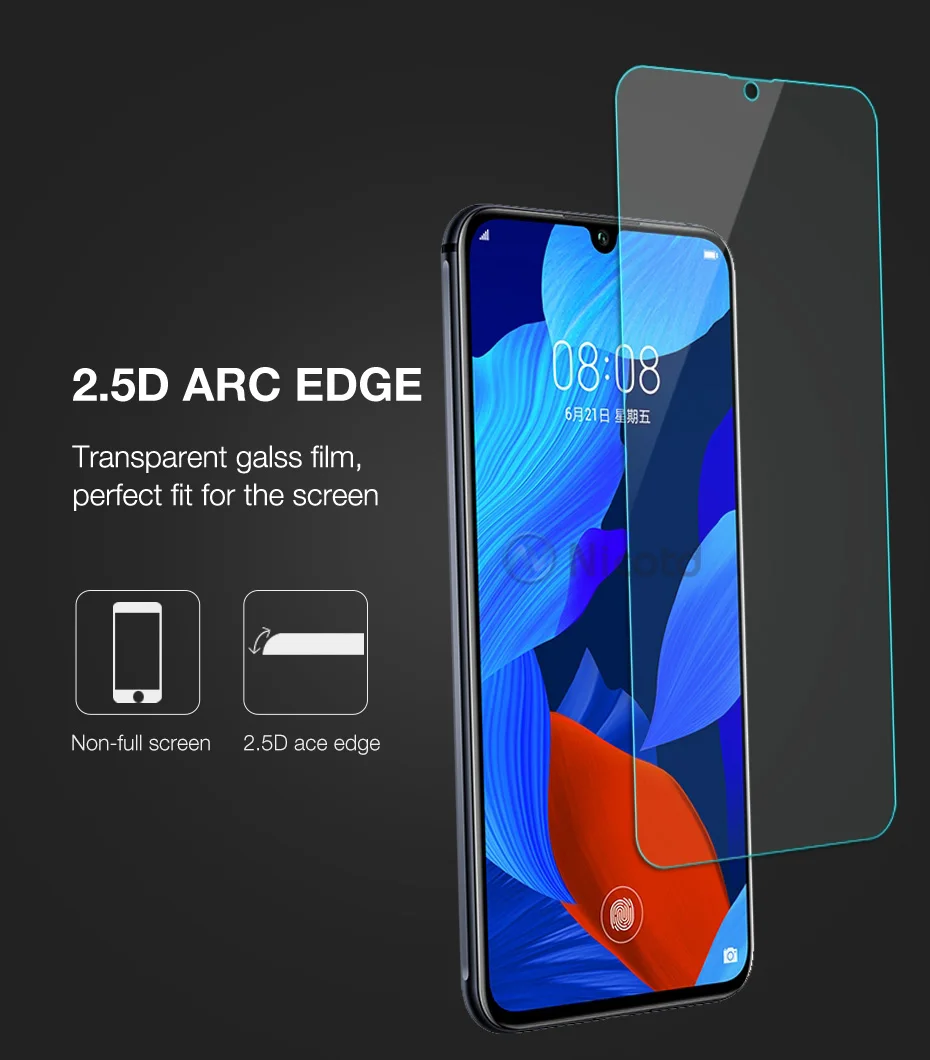 For Huawei Nova 2i 3i Tempered Glass On For Huawei Nova 2 3 4 4e 5 9H HD Transparent Protective Glass Screen Protector Film