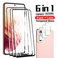 Tempered Glass on For Samsung Galaxy S21 5G Lens Screen Protector for Samsung S21 S 21 SM-G991B 6.2\