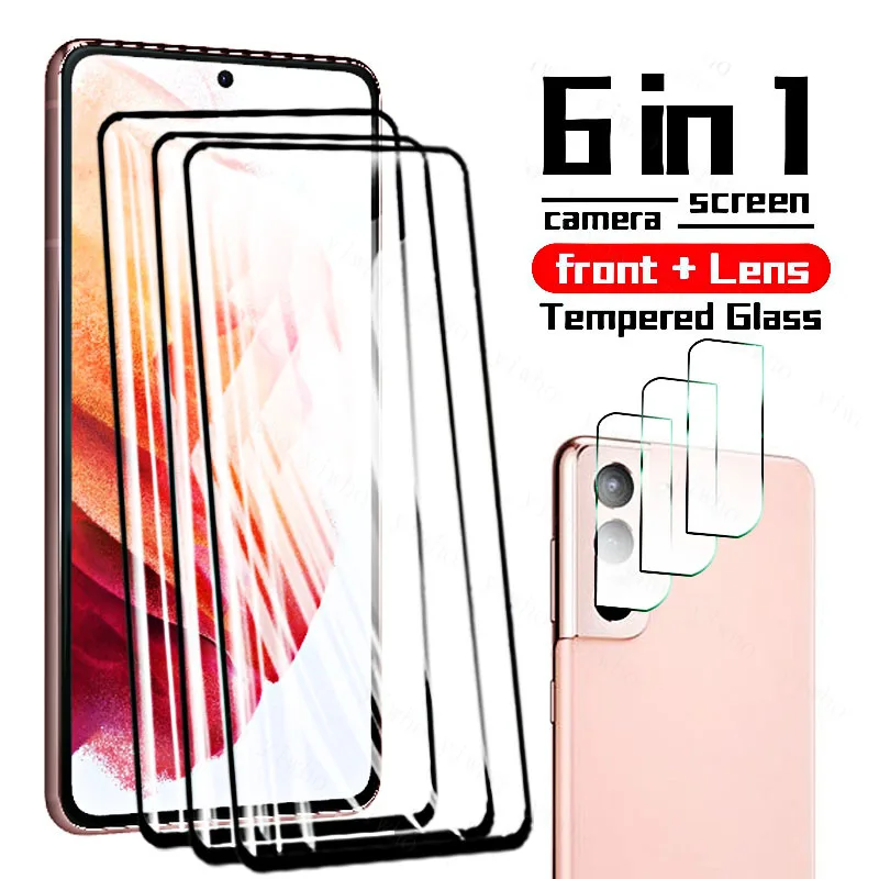 Tempered Glass on For Samsung Galaxy S21 5G Lens Screen Protector for Samsung S21 S 21 SM-G991B 6.2