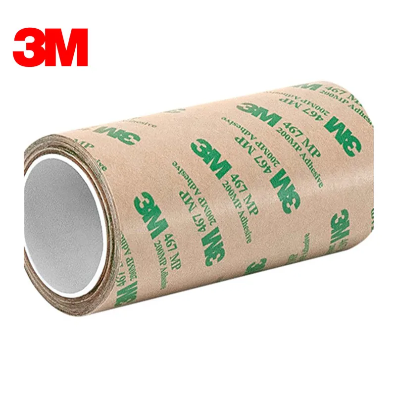 3M 200MP Adhesive Transfer Tape 467MP for PCB, Phone Reqair,Panel Nameplate Bond, Per Lot , 101.6mmx60YD/roll, Dropshipping