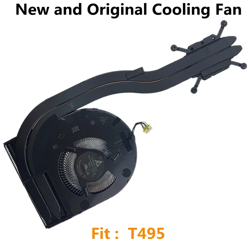 Refrigerador Original Novo do Radiador do Dissipador de Calor do Ventilador de Refrigeração da Cpu para o Portátil de Lenovo Thinkpad T495 Fru: 02dl962 02dl963 02dl964