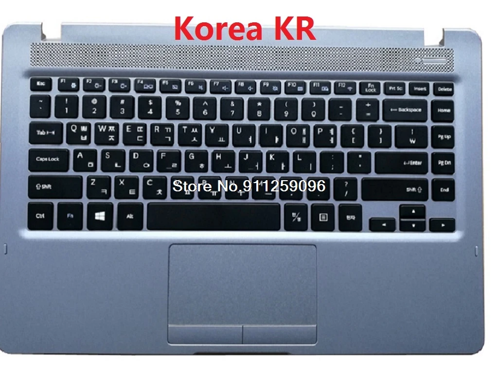 Laptop PalmRest&keyboard For Samsung NP300E4M 300E4M 300E4M-K01 Brazil BR Korea KR English US Touchpad New