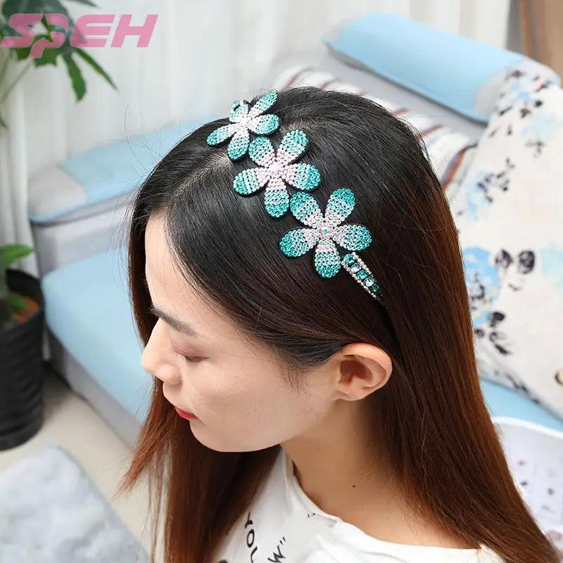 

Korean version of elegant flower princess diamond lady hairband hair accessories