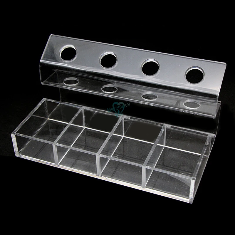 1pcs high quality Dental Acrylic Material Gun Holder Dental Mixing Tip Organizer 2 Hole 4 Hole For Choose