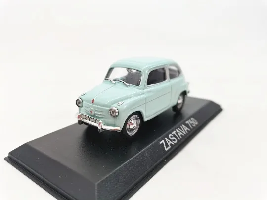 1:43 ZASTAVA 750 синий сплав модель автомобиля металлические литые игрушки для детей hottoys подарок