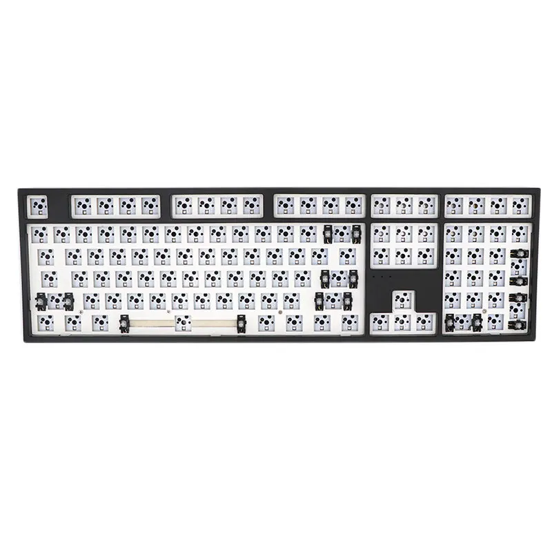 Kit de teclado mecánico Sk108, 100%, programable, intercambiable, con cable, Bluetooth, reemplazable, DIY