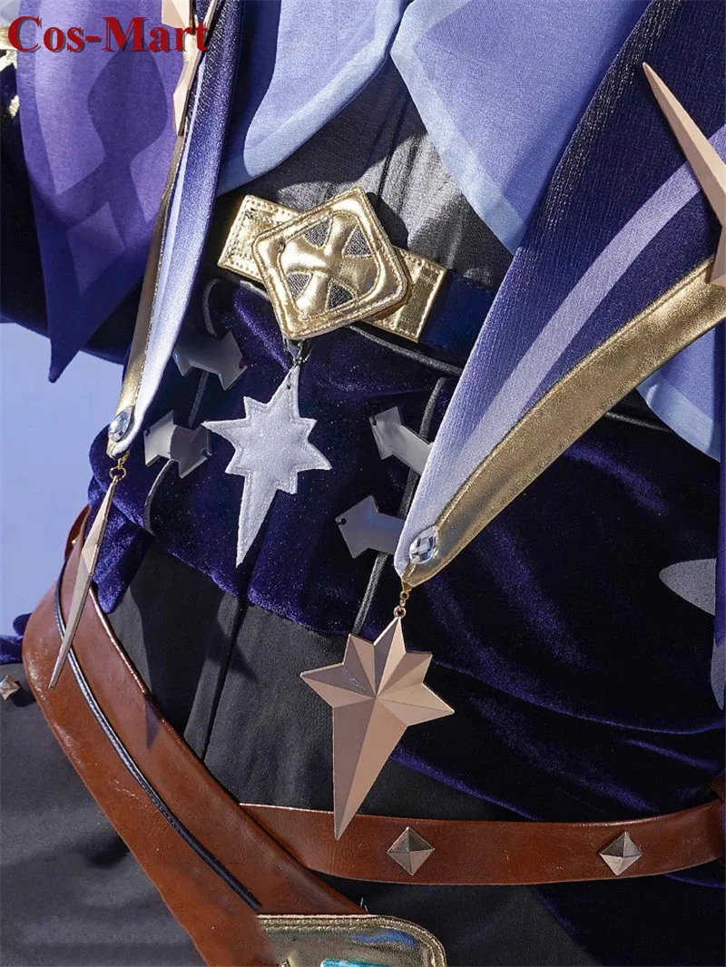 Cos-Mart Game Genshin Impact Kaeya Косплей Костюм Mondstadt Knights Красивая боевая форма Одежда для ролевых игр и вечеринок