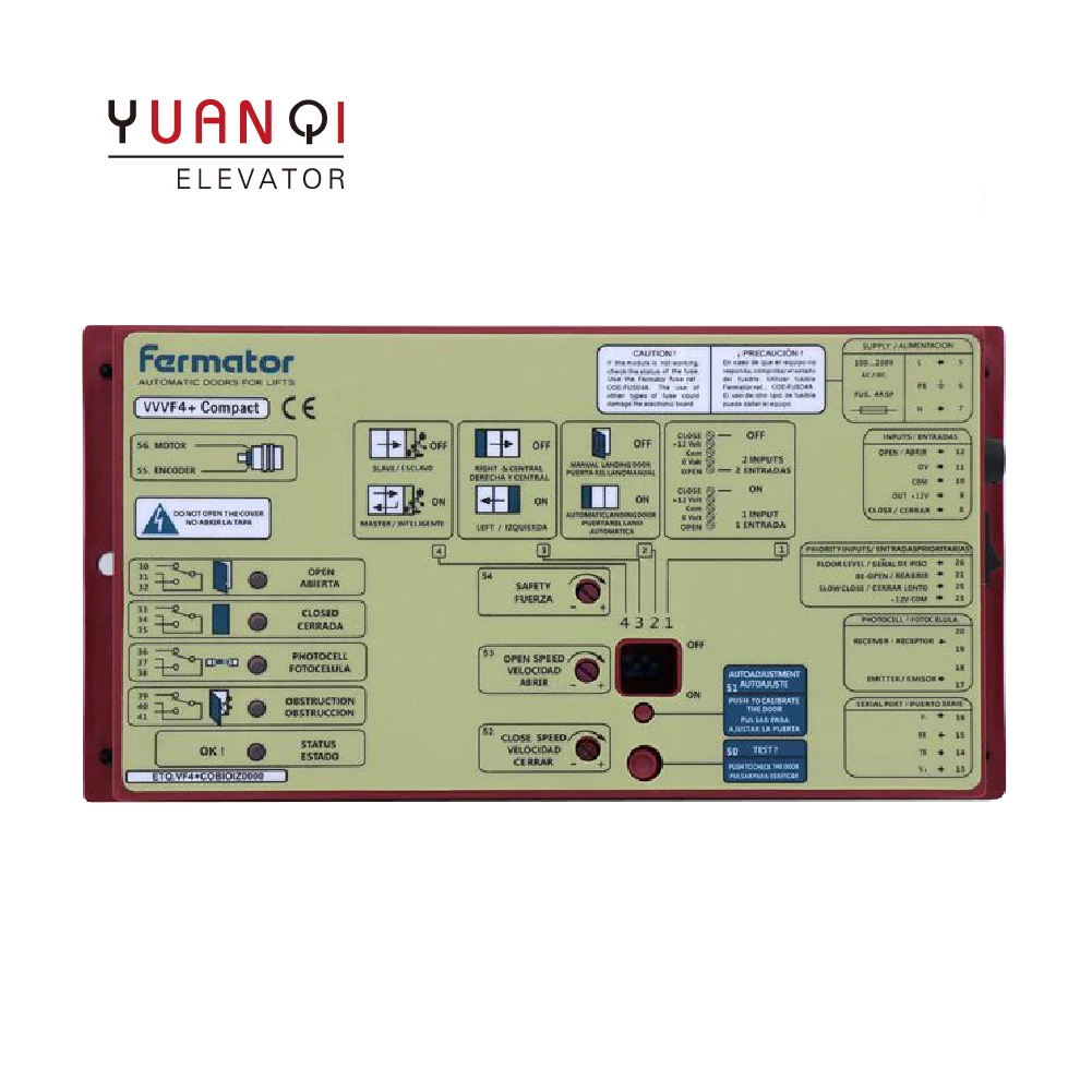 

VVVF4+ Farmator Elevator Door Machine Iinverter Used for 3300/3600 Lift Spare Parts Box Controller