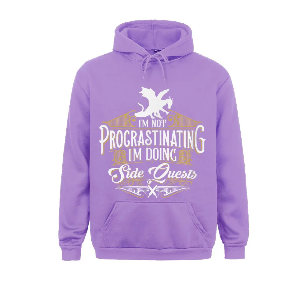 I'm Not Procrastinating Im Doing Side Quests RPG T-Shirt Sweatshirts Brand Long Sleeve Hip Hop Student Men Hoodies Sportswear