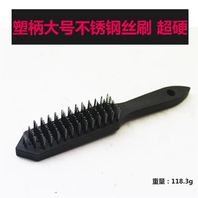 Plastic Handle Wire Brush Derusting and Cleaning Copper Wire Brush