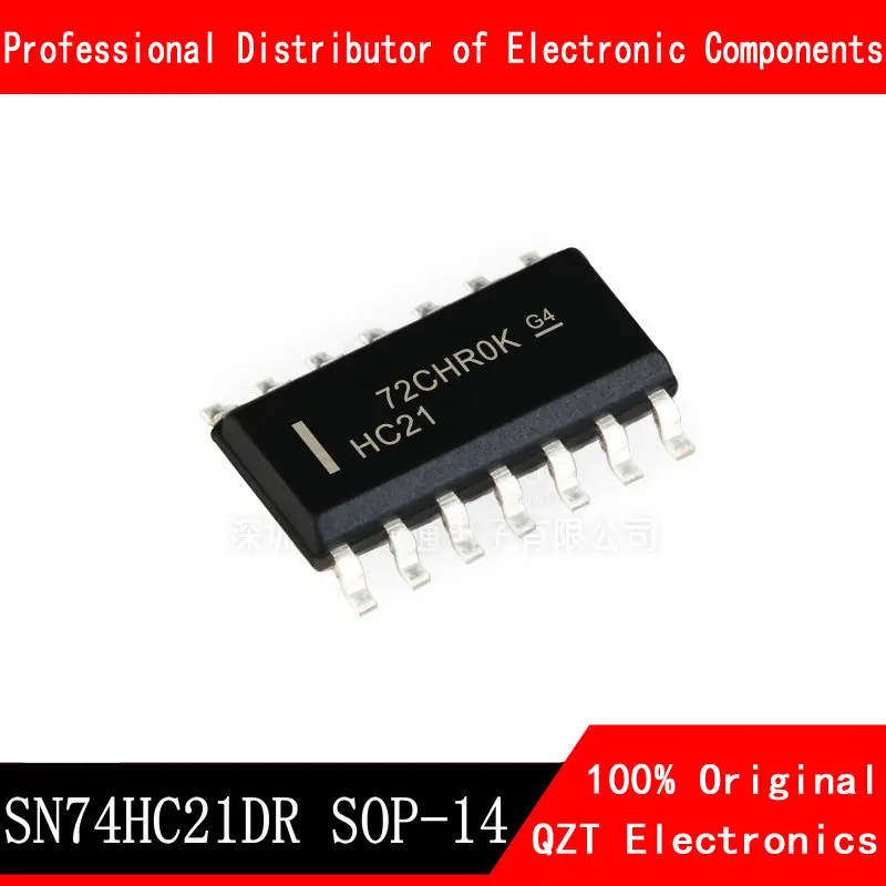 10pcs/lot 74HC21 SOP14 74HC21D SOP-14 SN74HC21DR SOP 74HC21DR SOIC14 HC21 SOIC-14 SMD new and original IC Chipset