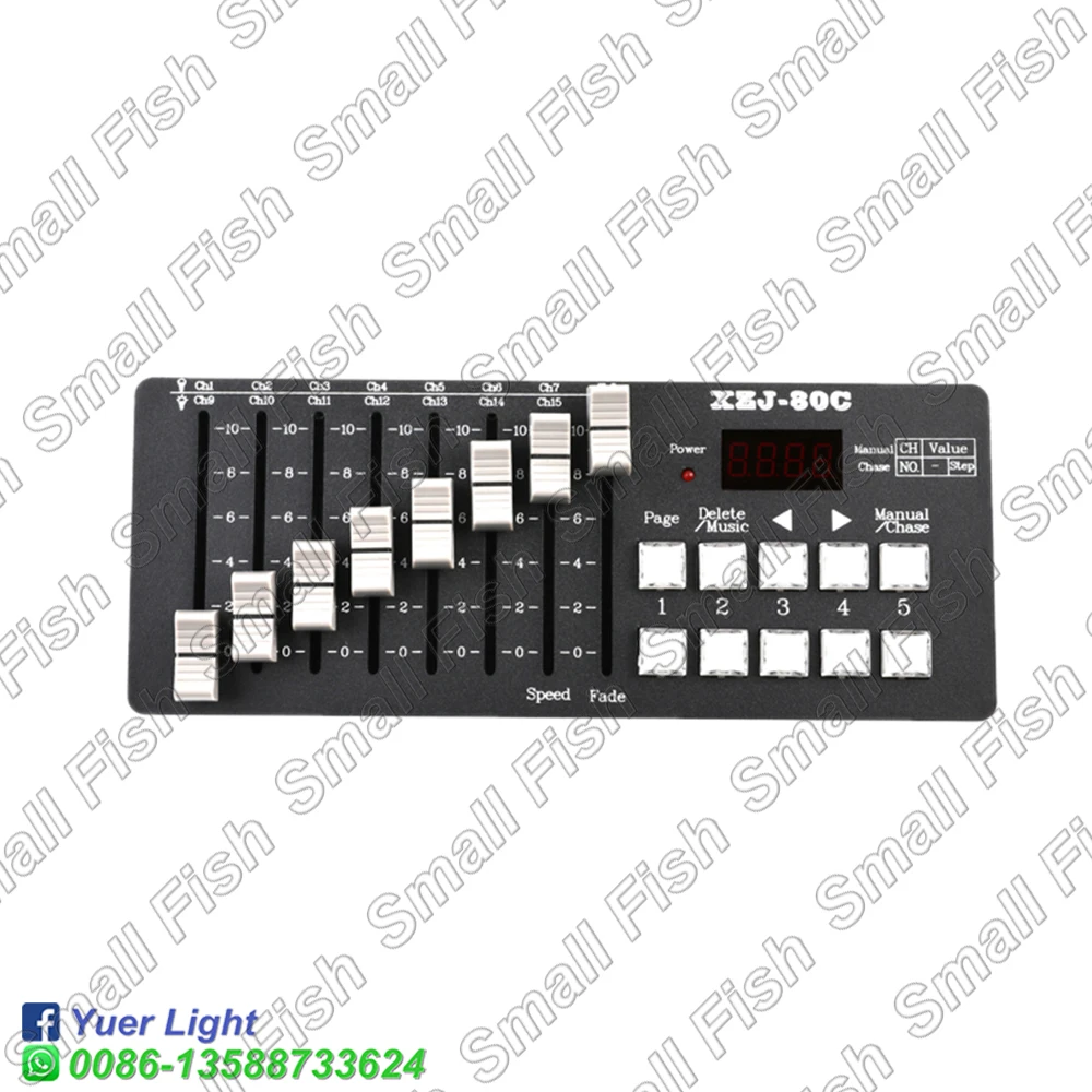 80CH Battery MINI Controller Professional Stage DJ Equipment Console Disco Party Par Light Console Customized Based on linux