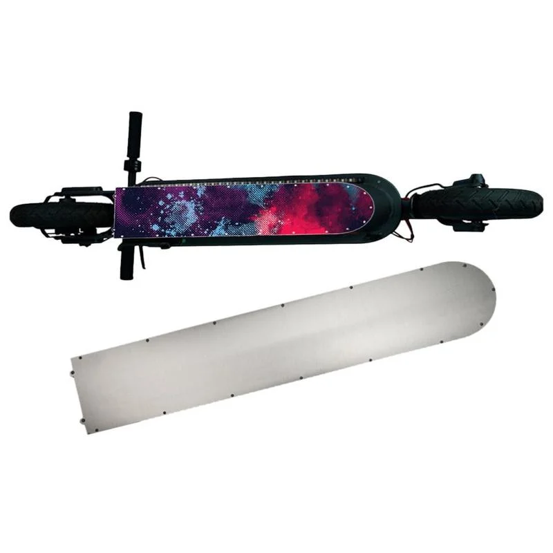 Colorful Bottom Battery Cover For Ninebot Max G30 Electric Scooter Anti-collision Non-slip Plate Guard Chassis Stainless Armor